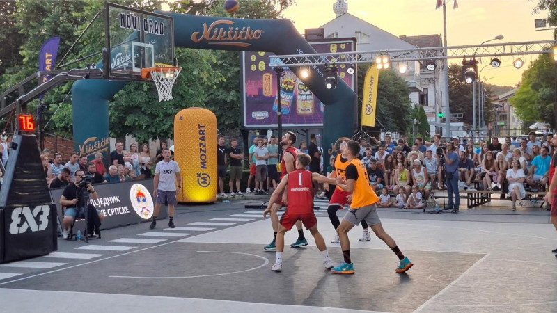 Spektakularan 3x3 turnir Mozzartbet tour Republike Srpske u Novom Gradu